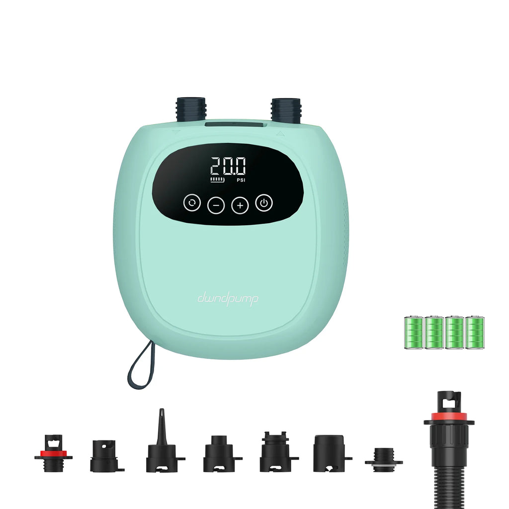 dwndpump électrique 20PSI SUP pompe 38.48Wh batterie Paddle Board gonflage dégonflage pour Kayak bateau planche de surf Stand Up Paddle