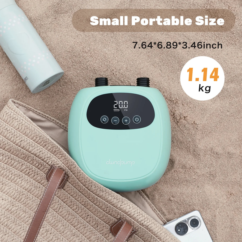 dwndpump électrique 20PSI SUP pompe 38.48Wh batterie Paddle Board gonflage dégonflage pour Kayak bateau planche de surf Stand Up Paddle